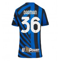 Camiseta Inter Milan Matteo Darmian #36 Primera Equipación para mujer 2024-25 manga corta